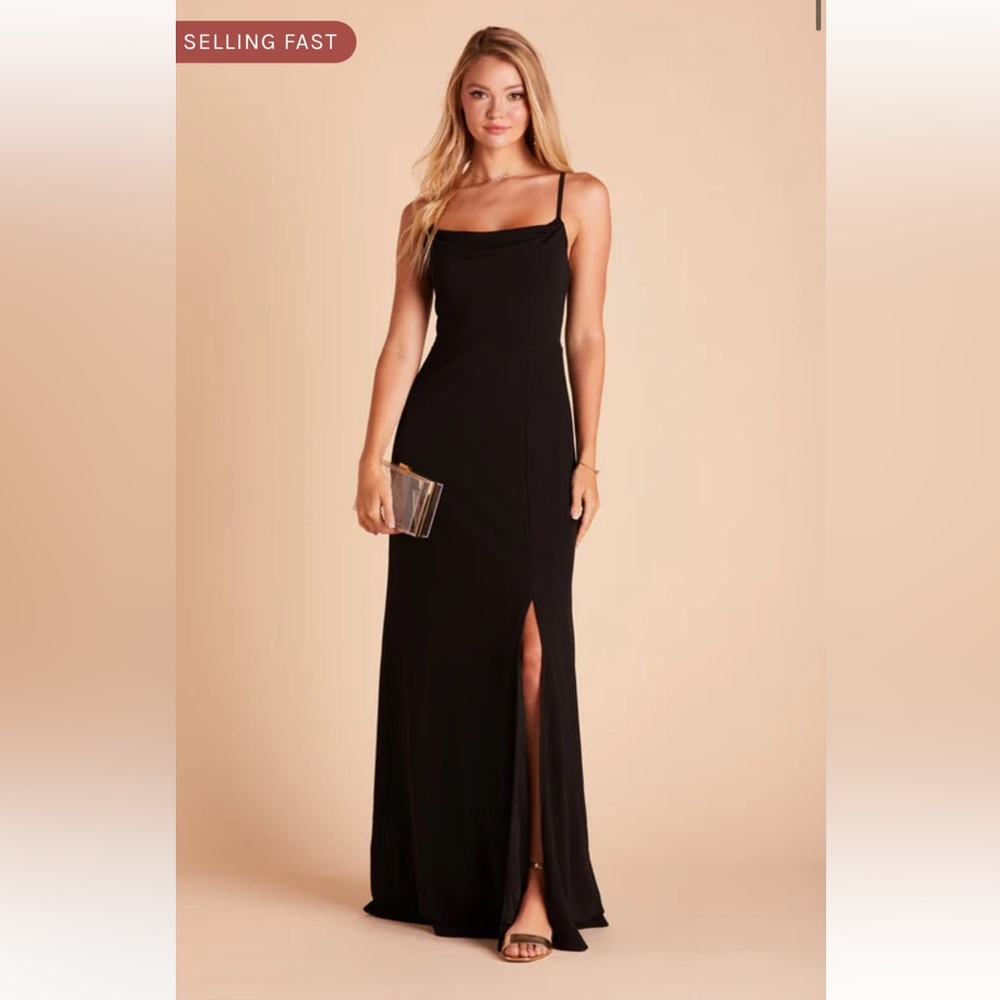 Birdy Grey Crepe Black Dress - ASH DRESS